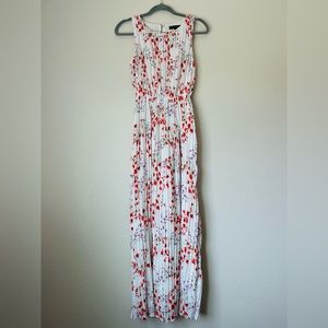 Banana Republic Pleated Floral Maxi Dress Small